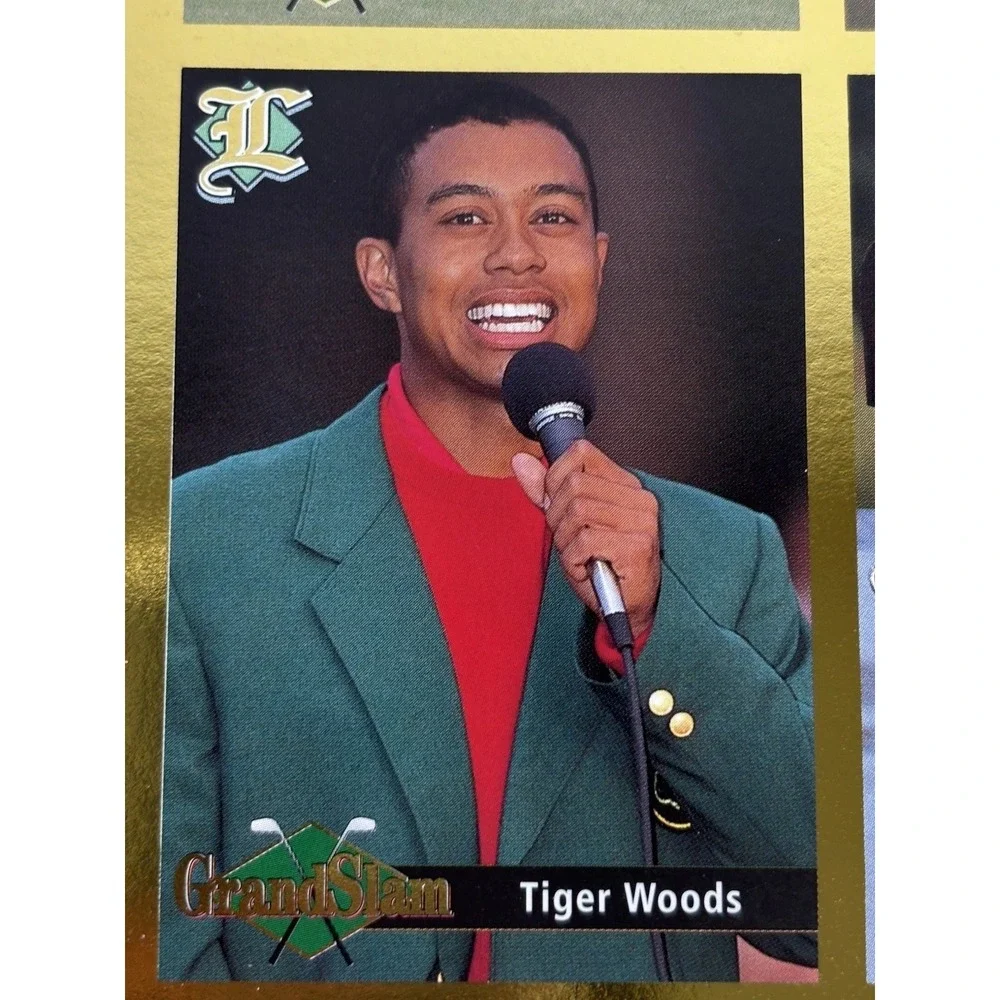 Tiger Woods Legends‎ 9 card UnCut Sheet Grand Slam